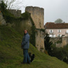 6 avril 2008 : Après la NE, nous sommes allés visiter Angles sur l'Anglin (86), réputé l'un des plus beaux villages de France. :) A gauche on voit le château, à droite une partie du village. (Photo : Michal KURELA)