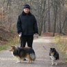 14 novembre 2008, Bad Hombourg (Allemagne). Manveru et les miss sur le chemin qui fait le tour du camp romain. :)