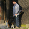 November 14th 2008, Bad Hombourg (Germany). The girls and I in front of an entry of the Roman fort.